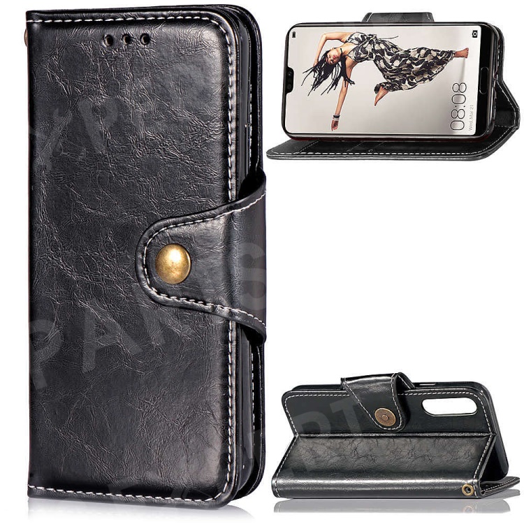 For Huawei P20 Pro Business Style Vintage Leather Wallet Stand Case with Strap - Black, Huawei P20 Pro
For Huawei P20 Pro Business Style Vintage Leather Wallet Stand Case with Strap - Black, Huawei P20 Pro