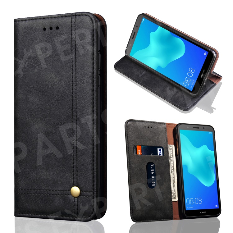 Auto-absorbed Crazy Horse Retro Leather Wallet Stand Case for Huawei Y5 Prime (2018) / Y5 (2018) / Honor 7s / Play 7 - Black, Huawei Y5 Prime (2018)
Auto-absorbed Crazy Horse Retro Leather Wallet Stand Case for Huawei Y5 Prime (2018) / Y5 (2018) / Honor 7s / Play 7 - Black, Huawei Y5 Prime (2018)