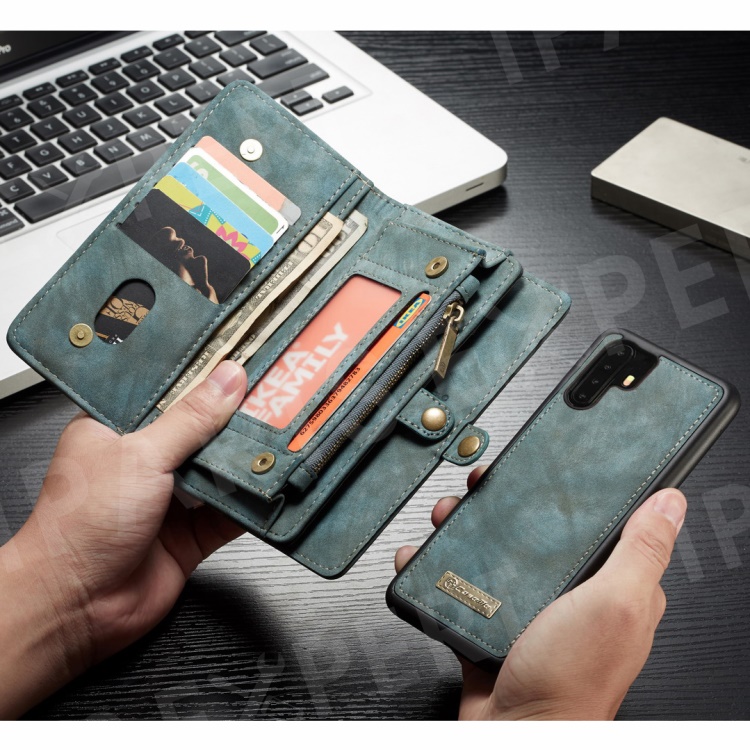 CASEME 008 Series Multi-functional 2-in-1 Zipper Wallet Split Leather Case for Huawei P30 Pro - Blue, Huawei P30 Pro
CASEME 008 Series Multi-functional 2-in-1 Zipper Wallet Split Leather Case for Huawei P30 Pro - Blue, Huawei P30 Pro