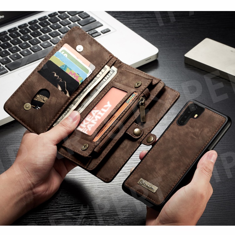 CASEME 008 Series Multi-functional 2-in-1 Zipper Wallet Split Leather Case for Huawei P30 Pro - Brown, Huawei P30 Pro
CASEME 008 Series Multi-functional 2-in-1 Zipper Wallet Split Leather Case for Huawei P30 Pro - Brown, Huawei P30 Pro