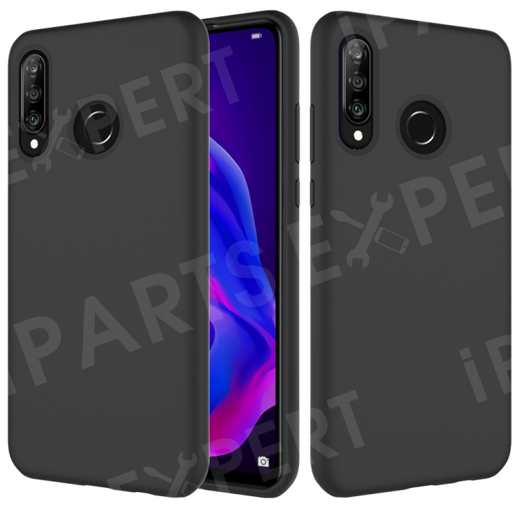 Soft Liquid Silicone Back Protector Cover for Huawei P30 Lite/nova 4e - Black, Huawei P30 Lite 
Soft Liquid Silicone Back Protector Cover for Huawei P30 Lite/nova 4e - Black, Huawei P30 Lite
