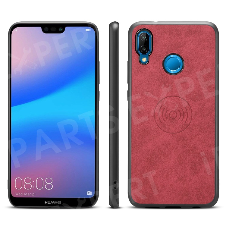 PU Leather Coated TPU Phone Case for Huawei P30 Lite / nova 4e (Built-in Magnetic Holder Metal Sheet) - Red, Huawei P30 Lite
PU Leather Coated TPU Phone Case for Huawei P30 Lite / nova 4e (Built-in Magnetic Holder Metal Sheet) - Red, Huawei P30 Lite