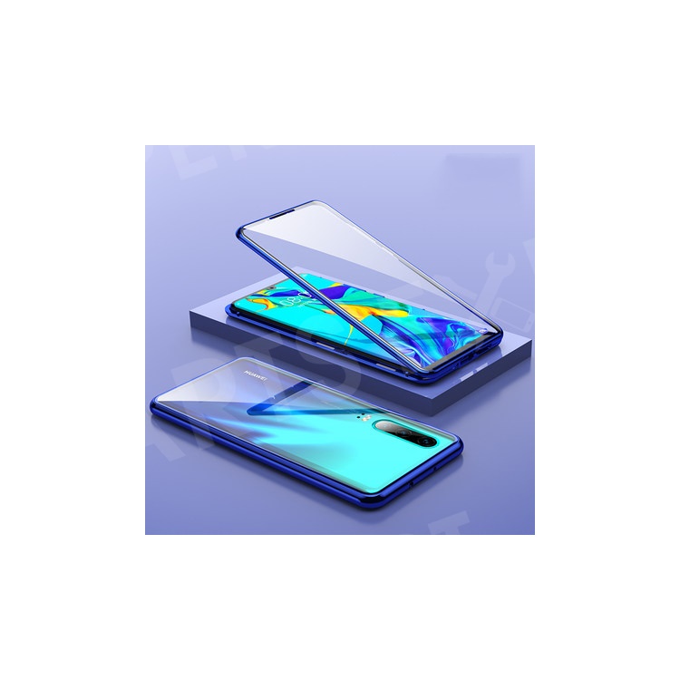 Shock-proof Magnetic Installation Metal Frame + Tempered Glass Alll-round Protective Phone Shell for Huawei P30 - Blue, Huawei P30
Shock-proof Magnetic Installation Metal Frame + Tempered Glass Alll-round Protective Phone Shell for Huawei P30 - Blue, Huawei P30