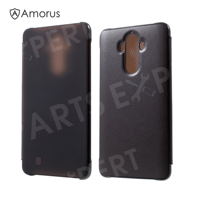 AMORUS Smart Leather Translucent View Window Phone Cover for Huawei Mate 9 - Dark Grey, Huawei Mate 9
AMORUS Smart Leather Translucent View Window Phone Cover for Huawei Mate 9 - Dark Grey, Huawei Mate 9