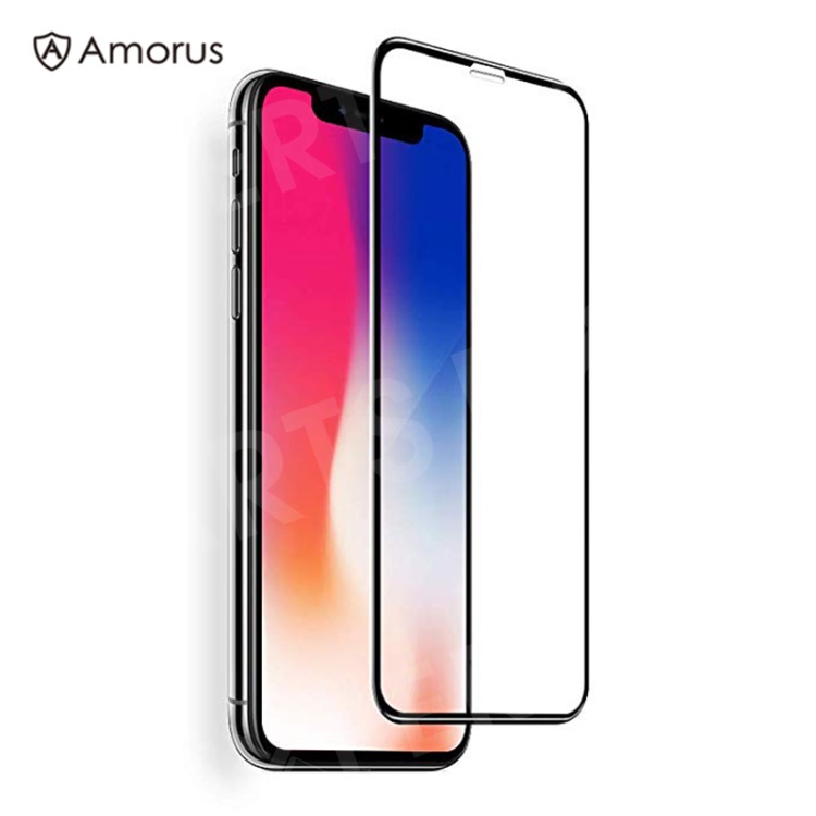 AMORUS for iPhone (2019) 5.8"/ XS /X(Ten) 0.3mm Full Size 3D Curved Tempered Glass Screen Protector - Black, iPhone X
AMORUS for iPhone (2019) 5.8"/ XS /X(Ten) 0.3mm Full Size 3D Curved Tempered Glass Screen Protector - Black, iPhone X