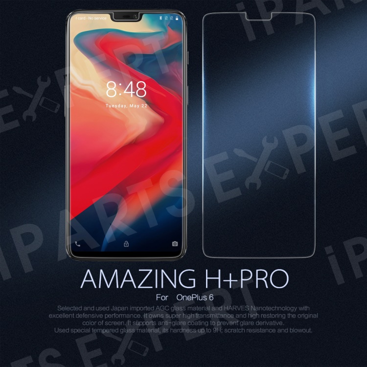 NILLKIN Amazing H+PRO Nanometer Anti-Explosion Tempered Glass Screen Protector for OnePlus 6, OnePlus 6
NILLKIN Amazing H+PRO Nanometer Anti-Explosion Tempered Glass Screen Protector for OnePlus 6, OnePlus 6