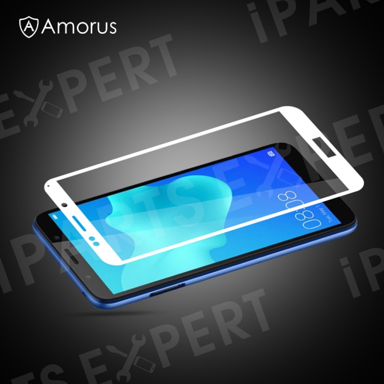 AMORUS Full Glue Silk Printing Tempered Glass Full Screen Guard Film for Huawei Y5 (2018) / Y5 Prime (2018) / Honor 7s / Play 7 - White, Huawei Y5 Prime (2018)
AMORUS Full Glue Silk Printing Tempered Glass Full Screen Guard Film for Huawei Y5 (2018) / Y5 Prime (2018) / Honor 7s / Play 7 - White, Huawei Y5 Prime (2018)