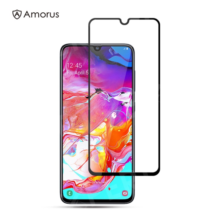 AMORUS Full Glue Silk Printing Tempered Glass Full Screen Protector for Samsung Galaxy A70, Galaxy A70
AMORUS Full Glue Silk Printing Tempered Glass Full Screen Protector for Samsung Galaxy A70, Galaxy A70