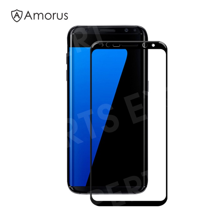 AMORUS Full Size Silk Printing Tempered Glass Screen Protector for Samsung Galaxy S8 - Black, Galaxy S8
AMORUS Full Size Silk Printing Tempered Glass Screen Protector for Samsung Galaxy S8 - Black, Galaxy S8