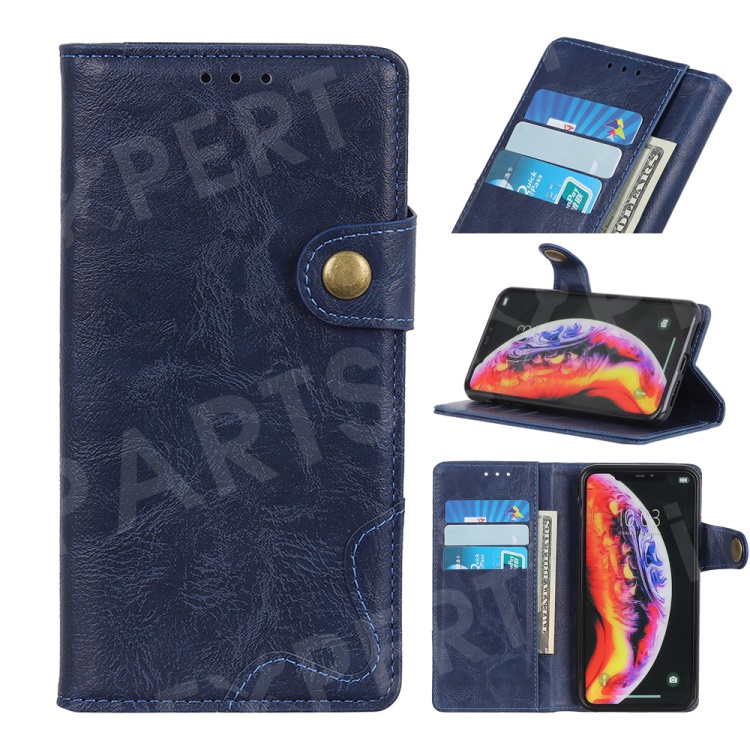 S-shape Crazy Horse Texture Leather Wallet Case for OnePlus 7 Pro - Blue, OnePlus 7 Pro
S-shape Crazy Horse Texture Leather Wallet Case for OnePlus 7 Pro - Blue, OnePlus 7 Pro