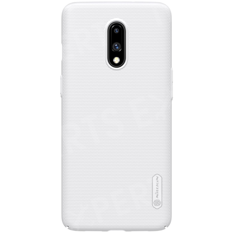 NILLKIN Super Frosted Shield Matte PC Mobile Cover for OnePlus 7 - White, OnePlus 7
NILLKIN Super Frosted Shield Matte PC Mobile Cover for OnePlus 7 - White, OnePlus 7
