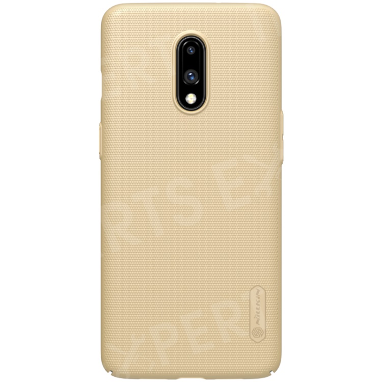 NILLKIN Super Frosted Shield Matte PC Mobile Cover for OnePlus 7 - Gold, OnePlus 7
NILLKIN Super Frosted Shield Matte PC Mobile Cover for OnePlus 7 - Gold, OnePlus 7