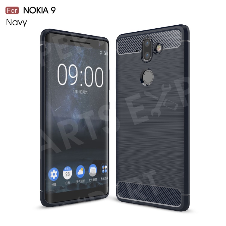 Carbon Fiber Texture Brushed TPU Mobile Casing for Nokia 8 Sirocco - Dark Blue, Nokia 8 Sirocco
Carbon Fiber Texture Brushed TPU Mobile Casing for Nokia 8 Sirocco - Dark Blue, Nokia 8 Sirocco