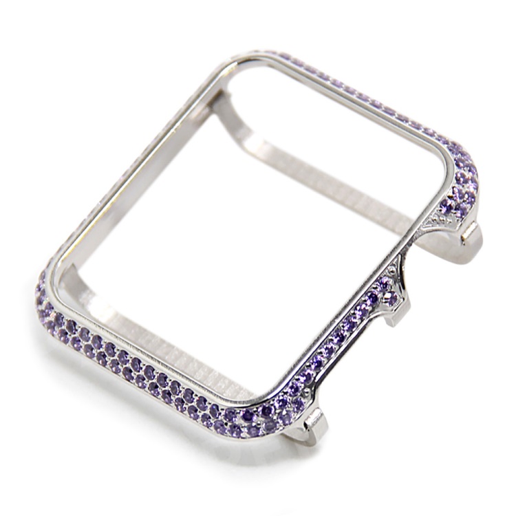 Luxury Diamond Decor Watch Protective Cover Shell for Apple Watch Series 3/2/1 42mm - Silver / Purple, Apple Watch Series 3 42mm
Luxury Diamond Decor Watch Protective Cover Shell for Apple Watch Series 3/2/1 42mm - Silver / Purple, Apple Watch Series 3 42mm