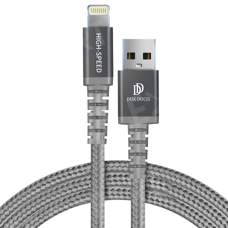 DUX DUCIS X1 MFI Certified Lightning 8Pin Data Sync Charge Cable 1m for iPhone iPad iPod - Grey, iPhone XS 5.8 inch
DUX DUCIS X1 MFI Certified Lightning 8Pin Data Sync Charge Cable 1m for iPhone iPad iPod - Grey, iPhone XS 5.8 inch