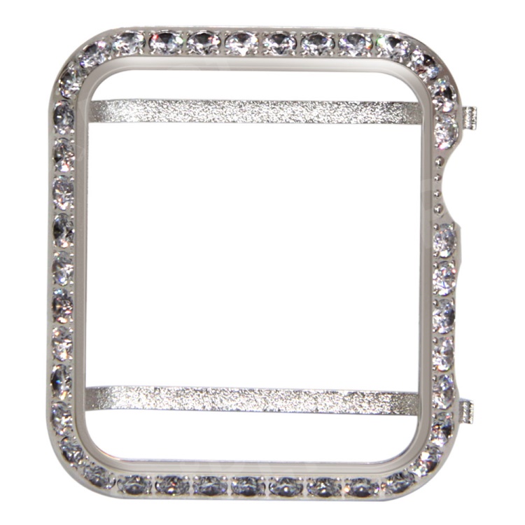 Shiny One-row Rhinestone Decor Metal Protective Frame for Apple Watch Series 3/2/1 42mm - Silver, Apple Watch Series 3 42mm
Shiny One-row Rhinestone Decor Metal Protective Frame for Apple Watch Series 3/2/1 42mm - Silver, Apple Watch Series 3 42mm