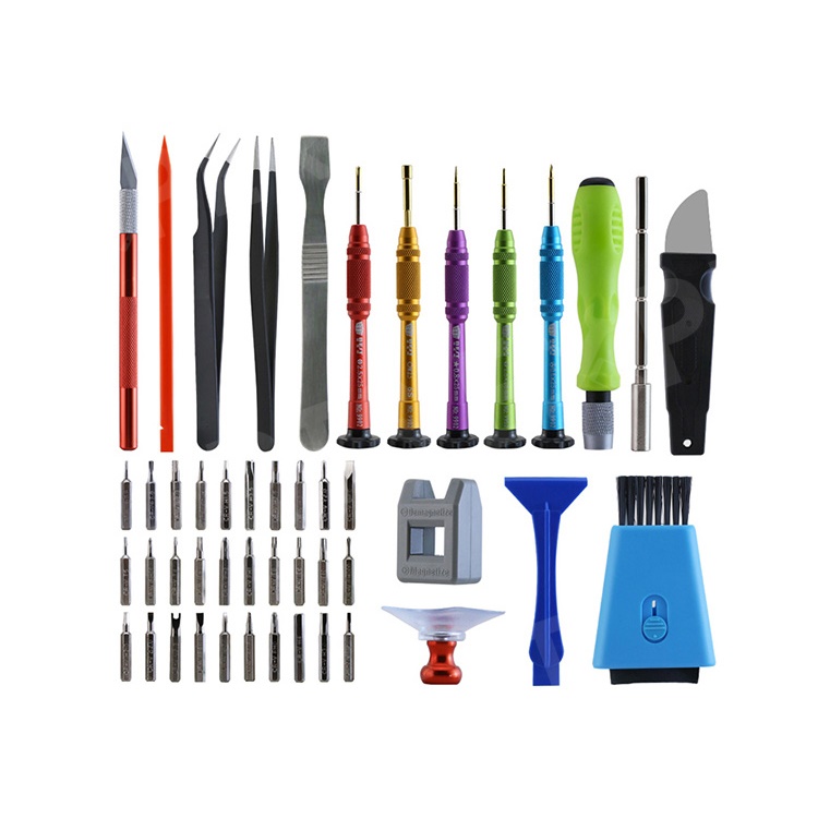 BEST BST-116 48 in 1 Multi-purpose Phone Tablet Repair Tool Set with Tweezers Magnetizer Spudger etc
BEST BST-116 48 in 1 Multi-purpose Phone Tablet Repair Tool Set with Tweezers Magnetizer Spudger etc