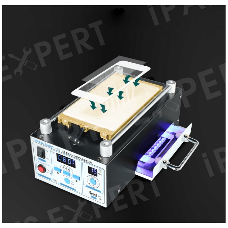 YIHUA 946D-III LCD Touch Screen Glass Separator Splitter Vacuum Pump Repair Machine with UV Light - AC 220V / EU Plug
YIHUA 946D-III LCD Touch Screen Glass Separator Splitter Vacuum Pump Repair Machine with UV Light - AC 220V / EU Plug