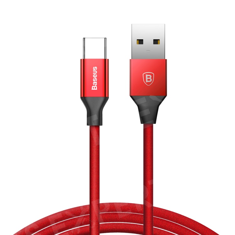 BASEUS Yiven Series 3A Type-C USB Reversible Nylon Cable for Samsung Galaxy S8/LG G6 etc. - Red, Galaxy S8+
BASEUS Yiven Series 3A Type-C USB Reversible Nylon Cable for Samsung Galaxy S8/LG G6 etc. - Red, Galaxy S8+