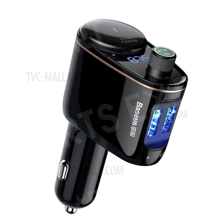 BASEUS Wireless Bluetooth Hands-free Music Player FM Transmitter Car Charger Car Kit for iPhone Samsung
BASEUS Wireless Bluetooth Hands-free Music Player FM Transmitter Car Charger Car Kit for iPhone Samsung