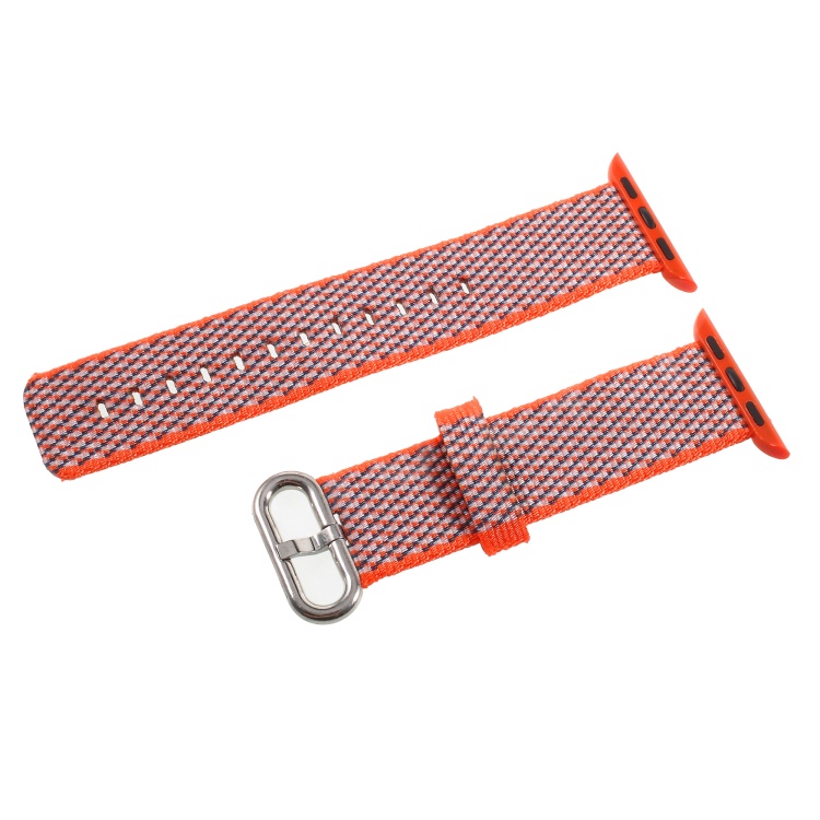 Replacement Metal Buckle Nylon Watch Band for Apple Watch Series 5 / 4 44mm / Series 3 2 1 42mm - Orange, Apple Watch Series 5 44mm
Replacement Metal Buckle Nylon Watch Band for Apple Watch Series 5 / 4 44mm / Series 3 2 1 42mm - Orange, Apple Watch Series 5 44mm