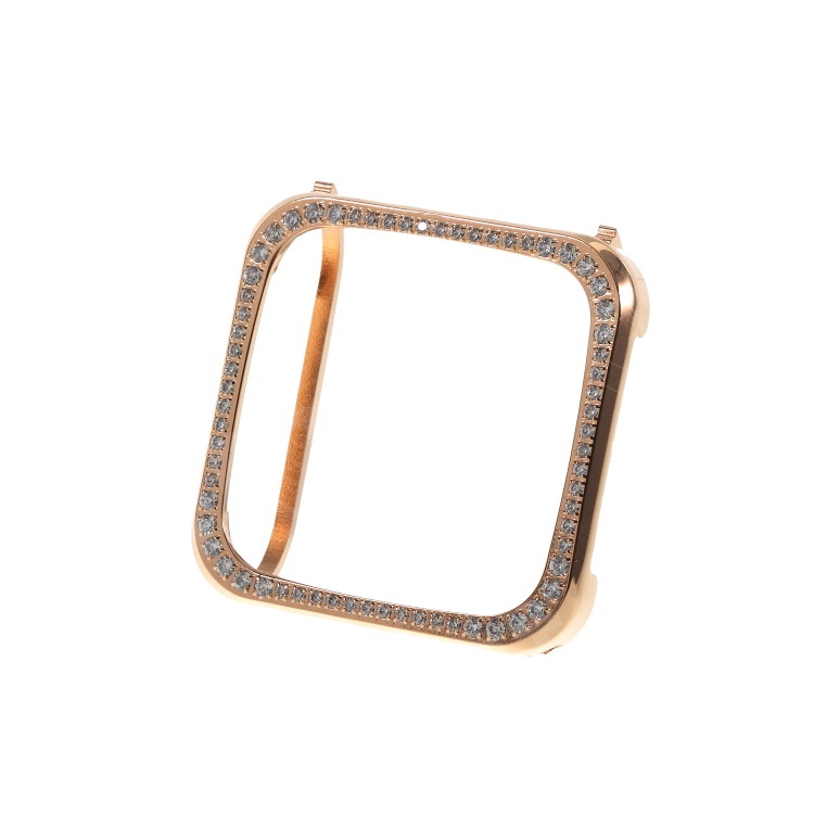 Single Row Rhinestone Decoration Aluminium Alloy Metal Frame Shell for Fitbit Versa - Rose Gold, Fitbit Versa
Single Row Rhinestone Decoration Aluminium Alloy Metal Frame Shell for Fitbit Versa - Rose Gold, Fitbit Versa
