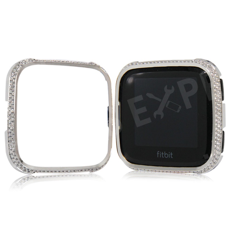 Two Rows Rhinestone Decoration Aluminium Alloy Frame Protection Cover for Fitbit Versa - Silver, Fitbit Versa
Two Rows Rhinestone Decoration Aluminium Alloy Frame Protection Cover for Fitbit Versa - Silver, Fitbit Versa
