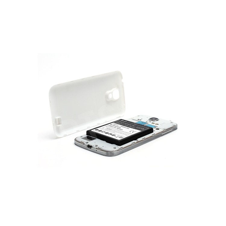 Extended Battery with Battery Door Cover for Samsung Galaxy S IV 4 i9500 5800mAh - White Extended Battery with Battery Door Cover for Samsung Galaxy S IV 4 i9500 5800mAh - White