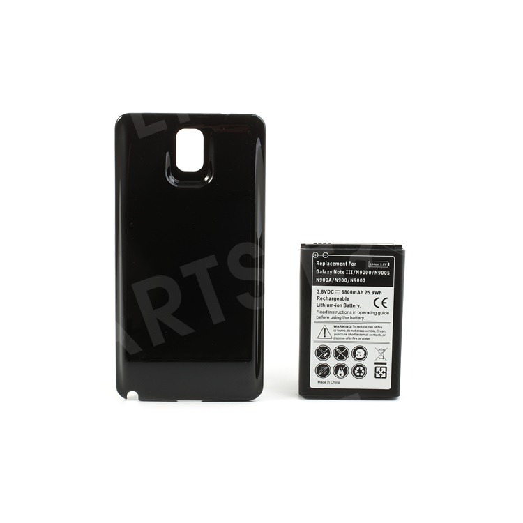 Black Modified Battery Cover + 6800mAh Thick Battery for Samsung Galaxy Note 3 N9005 N9000 N9002, Galaxy Note 3
Black Modified Battery Cover + 6800mAh Thick Battery for Samsung Galaxy Note 3 N9005 N9000 N9002, Galaxy Note 3