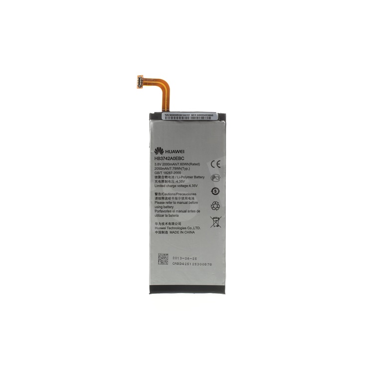 3.8V 2050mAh HB3742A0EBC Battery for Huawei Ascend P6 P6-U00 P6-U06 (OEM, Not Brand New) 3.8V 2050mAh HB3742A0EBC Battery for Huawei Ascend P6 P6-U00 P6-U06 (OEM, Not Brand New)