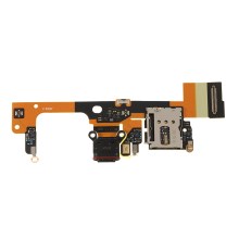  crazy horse texture leather card holder case Stand for Amazon Fire Phone - Black