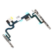 OEM for iPhone 7 4.7 Power On/Off Volume Connectors Flex Cable Ribbon [with Metal Plate]