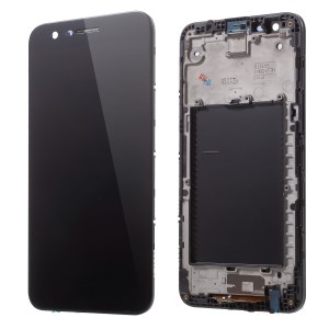 For LG K10 (2017) M250 OEM Screen and Digitizer Assembly + Frame Replacement Part - Black