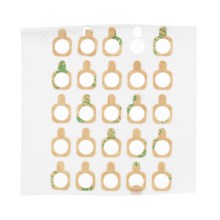 100PCS/Lot Camera Lens Ring Double Sided Adhesive Stickers for Samsung Smartphones, Outer Dia: 9mm, Inner Dia: 5mm