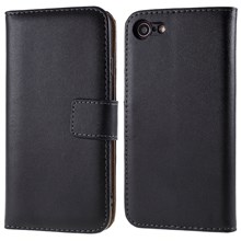  crazy horse texture leather card holder case Stand for Amazon Fire Phone - Black