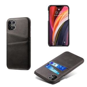  crazy horse texture leather card holder case Stand for Amazon Fire Phone - Black