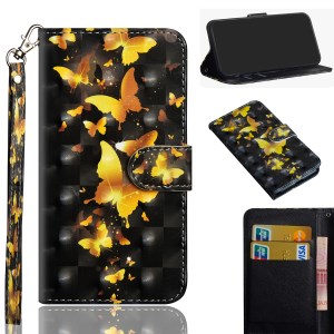  crazy horse texture leather card holder case Stand for Amazon Fire Phone - Black