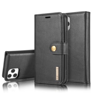  crazy horse texture leather card holder case Stand for Amazon Fire Phone - Black