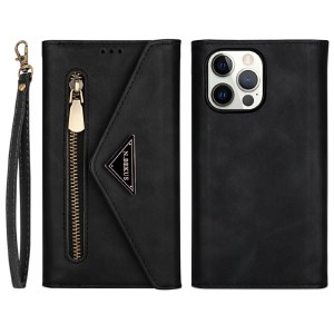  crazy horse texture leather card holder case Stand for Amazon Fire Phone - Black