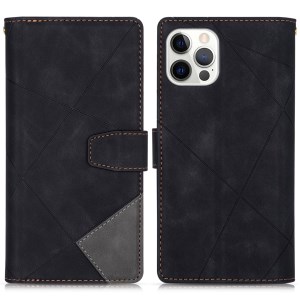  crazy horse texture leather card holder case Stand for Amazon Fire Phone - Black