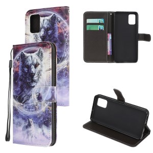  crazy horse texture leather card holder case Stand for Amazon Fire Phone - Black