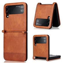  crazy horse texture leather card holder case Stand for Amazon Fire Phone - Black