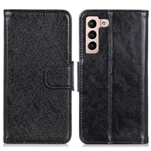  crazy horse texture leather card holder case Stand for Amazon Fire Phone - Black