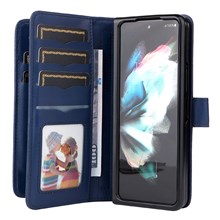  crazy horse texture leather card holder case Stand for Amazon Fire Phone - Black