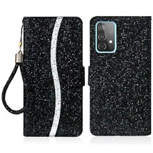  crazy horse texture leather card holder case Stand for Amazon Fire Phone - Black