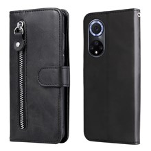  crazy horse texture leather card holder case Stand for Amazon Fire Phone - Black