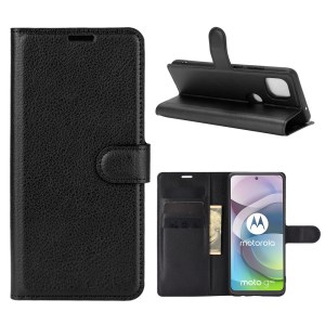  crazy horse texture leather card holder case Stand for Amazon Fire Phone - Black