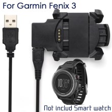 Smart Watch Charging Clip Dock with USB Cable for Garmin Fenix 3