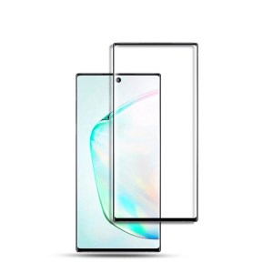 AMORUS 3D Full Coverage Curved Tempered Glass Screen Film (Fingerprint Unlock) for Samsung Galaxy Note 10 Plus / 10 Plus 5G