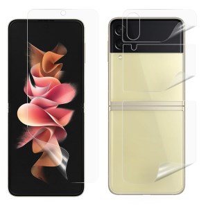 Full Coverage Front and Back Soft TPU Protective Film Set for Samsung Galaxy Z Flip3 5G